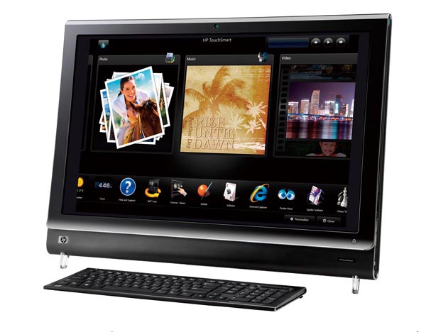 日本HP、ボードPC「TouchSmart PC」に25.5型ワイドモデルを追加 
