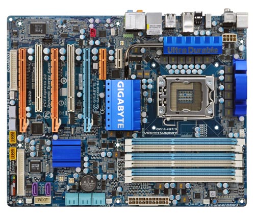 GIGABYTE、X58チップセット搭載のスタンダードマザーボード「GA-EX58