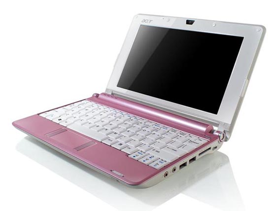 エイサー、ミニノート「Aspire one」を4万9800円に値下げ――新色モデル