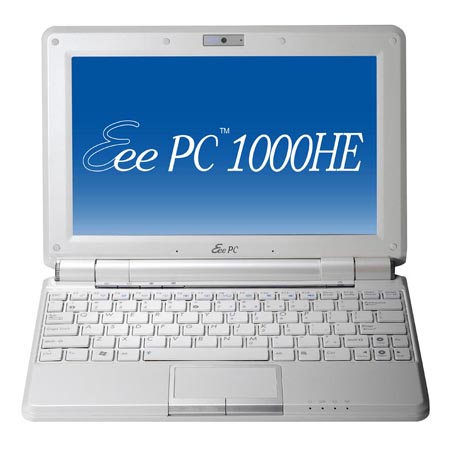 ASUS、Atom N280搭載／9時間駆動対応の新Eee PC「Eee PC 1000HE ...