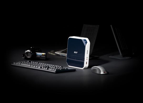 エイサー、世界初の“NVIDIA ION”ベースのAtom搭載コンパクトデスクトップ「AspireRevo」 - ITmedia PC USER