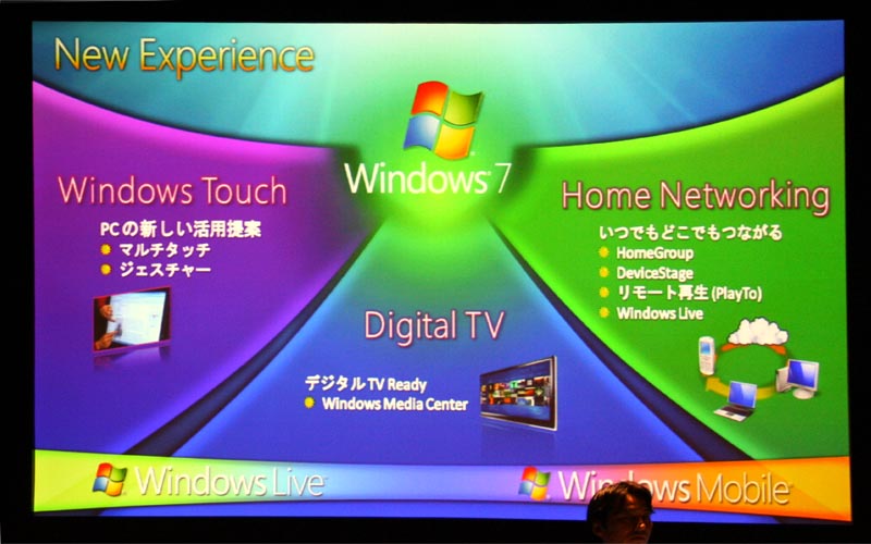 Windows 7は「地デジ」と「マルチタッチ」を標準サポート──ただ