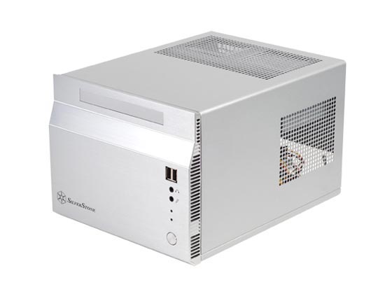 SilverStone、フロントアルミパネル装備のmini-ITX対応キューブケース