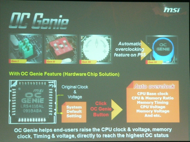 Msiが世界のオーバークロッカーに Oc Genie をアピール Itmedia Pc User