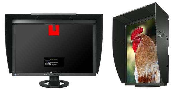 EIZOのキャリブレーションモデル　ColorEdge ＣＧ２４３Ｗ　美品① 究極の色再現を目指した24.1型ワイド液晶ディスプレイ――「ColorEdge