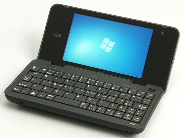 N5 viliv Windows 7 ミニPC ジャンク 388グラムのキーボード搭載ミニPC――「Viliv N5」徹底検証：これなら
