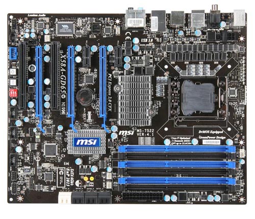 MSI、USB 3.0搭載のX58採用ATXマザー「X58A-GD65」など2製品 - ITmedia