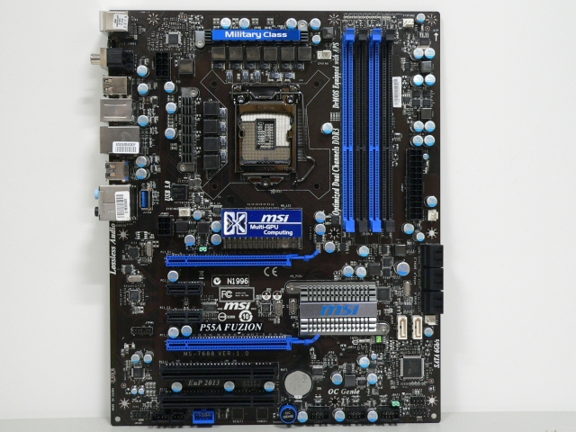 出荷直前！ MSI「P55A Fuzion」を画像でチェックする：イマドキのイタモノ（1/2 ページ） - ITmedia PC USER