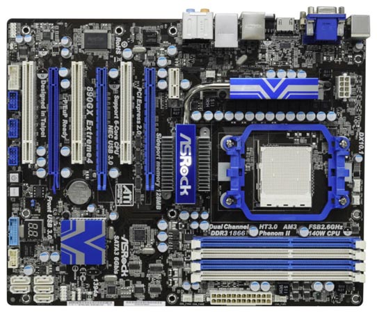 ASRock、USB 3.0対応の890FX搭載ATXマザー「890FX Deluxe4」など3製品