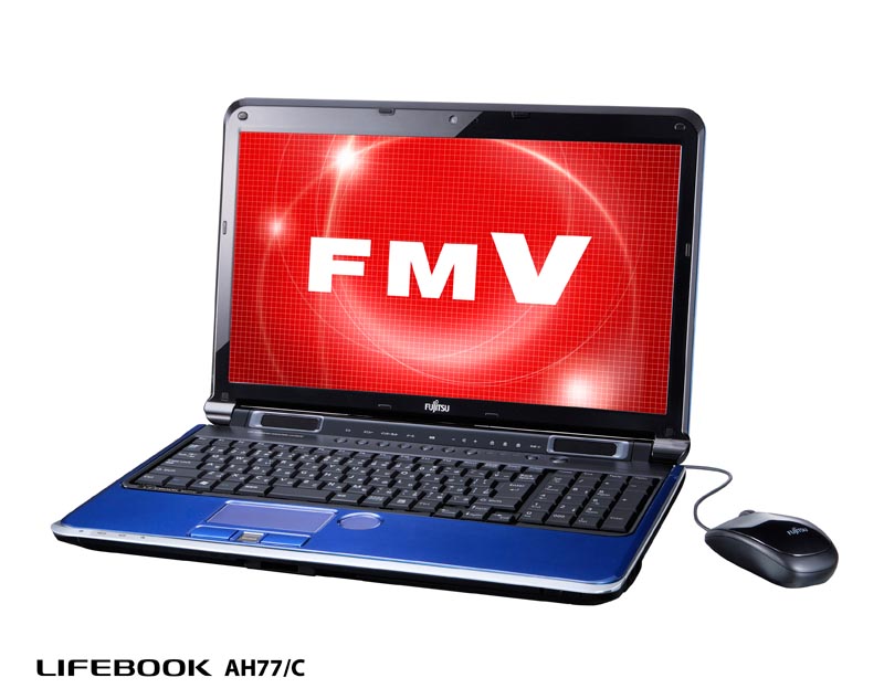 FMV LIFEBOOK 富士通 ブライトブラック ノートパソコン - 価格 AH77⁄H2 