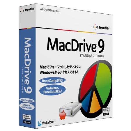 イーフロンティア MacDrive 10 Standard - 生活、実用ソフト（コード販売）