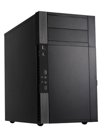 SilverStone、倒立レイアウト採用したmicroATX対応ミニタワーケース