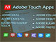 アドビ、タブレットアプリ「Touch Apps」を提供開始