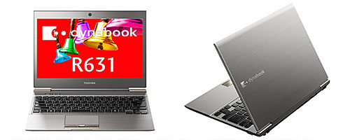 東芝、13.3型Ultrabook「dynabook R631」にCore i7搭載のWebオリジナル
