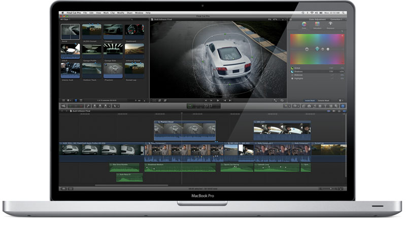 アップル、プロ用ビデオ編集ツールの最新版「Final Cut Pro X v10.0.3