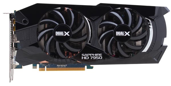 SAPPHIRE、“DUAL-X”クーラーを搭載したRadeon HD 7950グラフィック