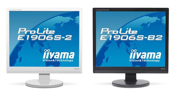 iiyama、SXGA対応の19型液晶「ProLite E1906S-2」 - ITmedia PC USER