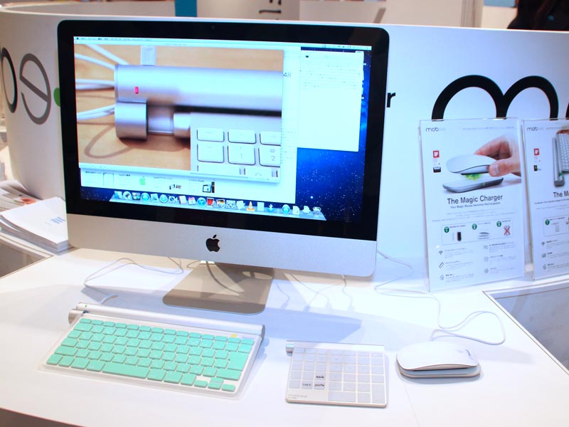 Mac純正キーボード＆マウスを、“かっこいい”まま非接触充電対応に 