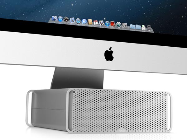 Twelve South、iMac／Thunderbolt Display用の小物入れ付き