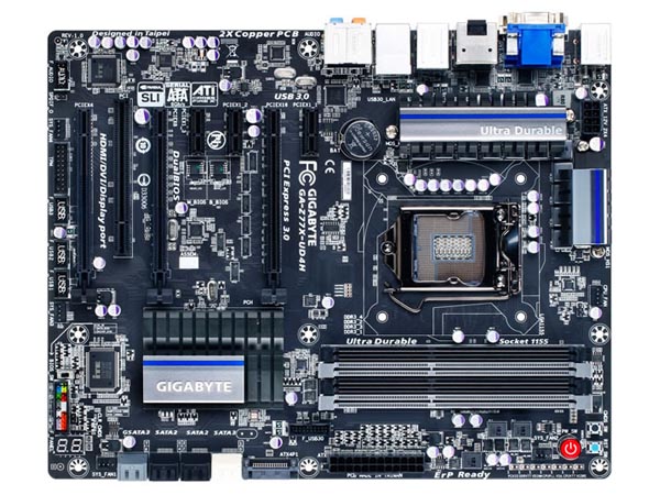 GIGABYTE、Z77チップセット採用のミドルレンジATXマザー「GA-Z77X-UD4H