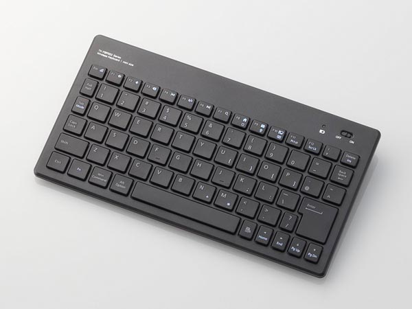エレコム、Windowsでも使えるコンパクトBluetoothキーボード「TK