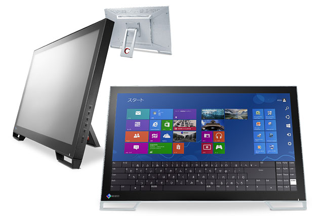 ナナオ、5点マルチタッチ対応の23型フルHD液晶「FlexScan T2381W」：非