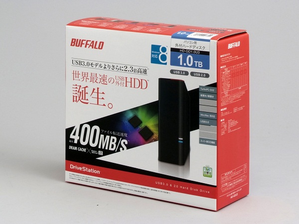 世界最速」をうたう外付けHDD――バッファロー「HD-GDU3」実力テスト