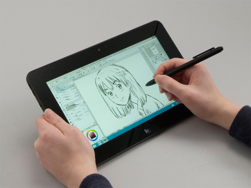 筆圧1024段階で5万円台のWindows 8タブレット――「Latitude 10」は漫画