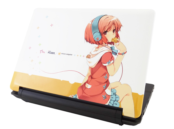 ちゃん様　オーダーパソコン マウスコンピューター、「ITちゃん」デザインのモバイルゲーミングPCを