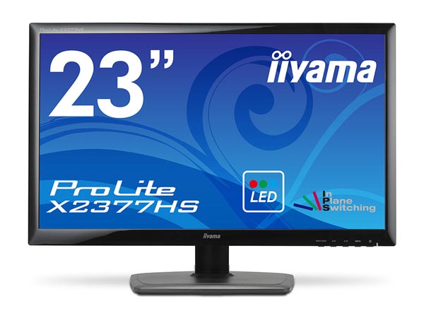 iiyama、IPSパネル採用の23型フル液晶「ProLite X2377HS」 - ITmedia PC USER