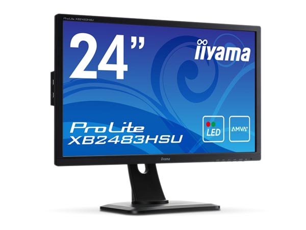 iiyama、AMVA＋パネルを採用した24型フルHD液晶「ProLite XB2483HSU」 - ITmedia PC USER