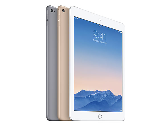 6.1ミリに薄型化した「iPad Air 2」発表――新色ゴールド、A8X、Touch ID