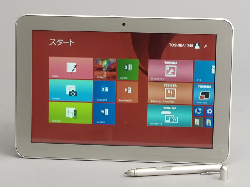 東芝、10.1型／8型Windowsタブレットに“2048段階の筆圧ペン”付属モデル