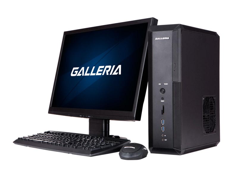 サードウェーブデジノス、ゲーミングPC「GALLERIA」に新デザインの省