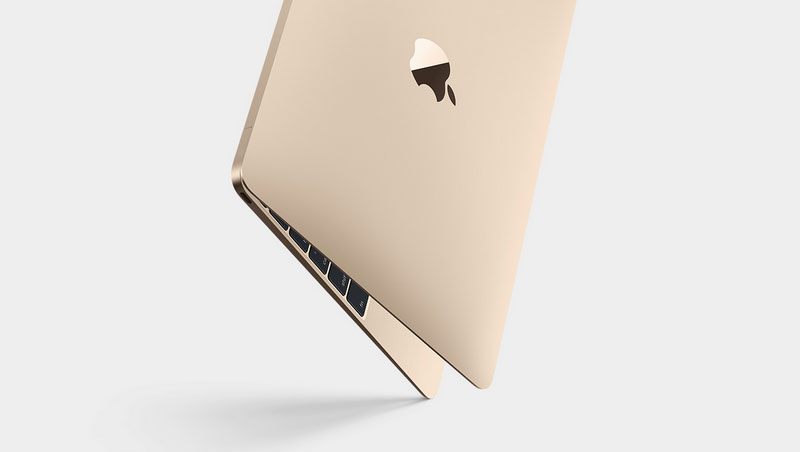 Mac史上、最も薄く最も軽い「12インチMacBook」が登場：Core M採用で初