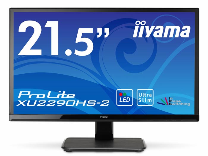 iiyama、AH-IPSパネル搭載の21.5型フルHD液晶「ProLite XU2290HS-2
