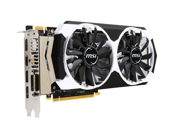 MSI、メモリ4Gバイト搭載でOC仕様のGTX 960グラフィックスカード