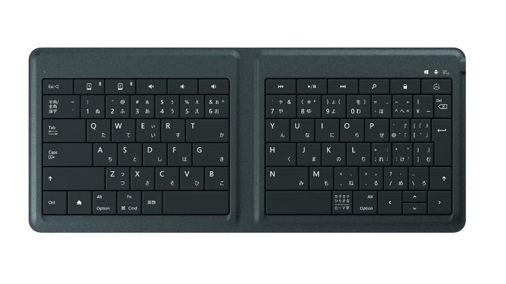 日本マイクロソフト、二つ折り式Bluetoothキーボード「Universal Foldable Keyboard」など4製品 - ITmedia  PC USER
