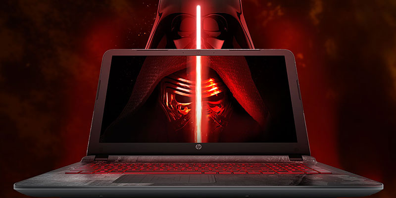 暗黒面のパワーはすばらしいぞ スター ウォーズ の ダークサイド なノートpc 米hpが699ドルで発売 Itmedia Pc User