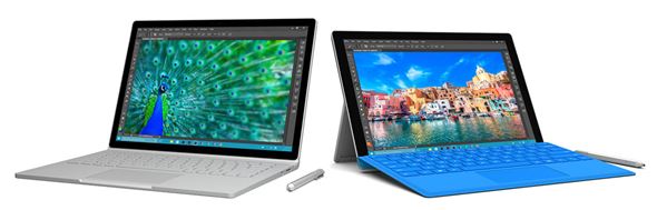 Surface Book^Surface Pro 4