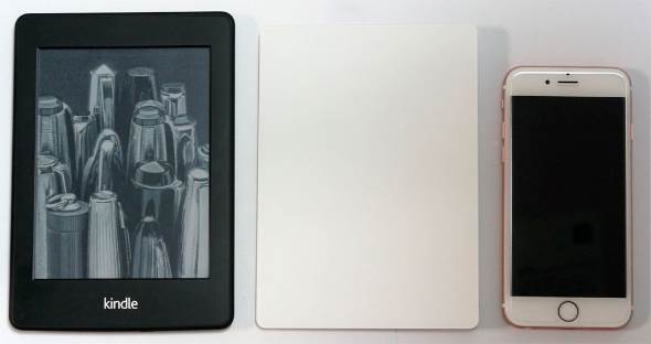 Kindle paperwhite iPhone 6s Magic Touchpad