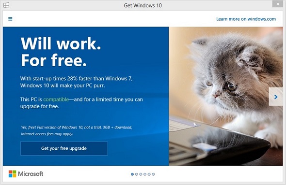 Windows 10ւ̃AbvO[h𑣂|bvAbv