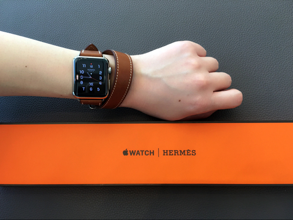 Apple Watch Hermès レザーストラップ　試着のみ