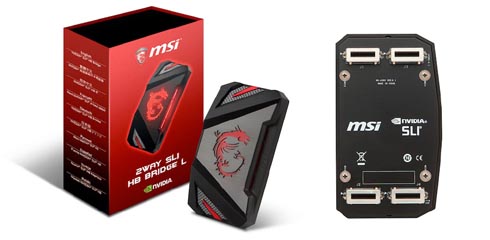 msi製のSLIブリッジ まもなく終了 - グラフィックボード・グラボ