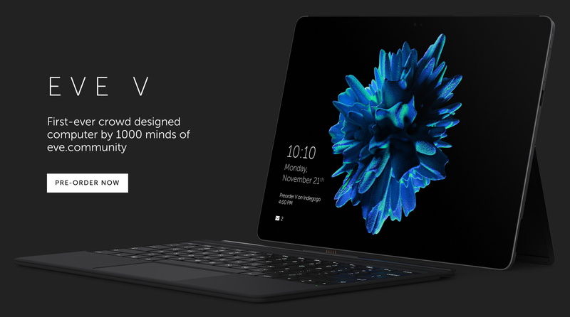 1000人以上の声が生み出した理想のノートPC「Eve V」（要約