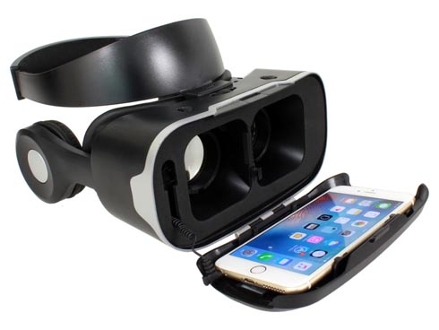 しっくり装着できるヘッドフォン一体型のスマホ用VRゴーグル - ITmedia