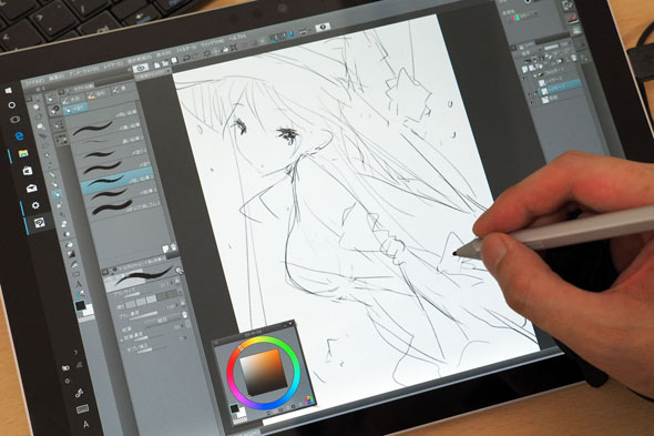 Ipad Pro 10 5とsurface Proを比較 人気プロ絵師によるお絵描きレビュー 4 5 Itmedia Pc User