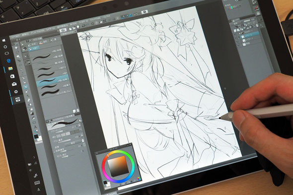 iPad Pro 10.5とSurface Proを比較 人気プロ絵師によるお絵描き 