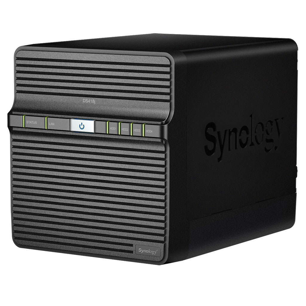 Synology DiskStation DS418 NASキット 4ベイ DiskStation DS418 | Synology 4ベイオールインワンNASキット | 株式