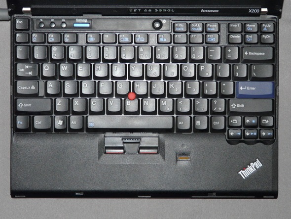 ThinkPad X200のキーボード